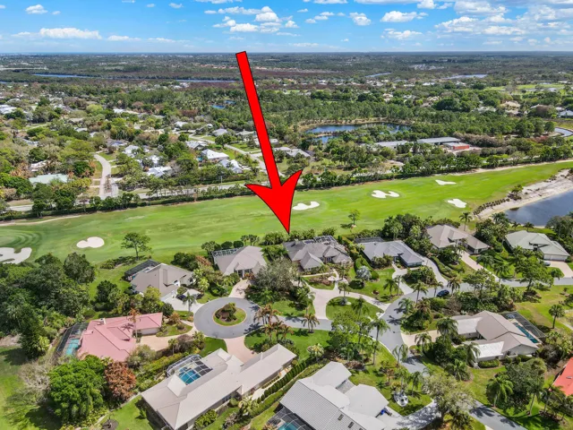 Aerial - House located on 2nd hole