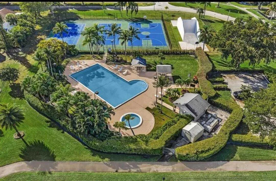 Aerial pool
