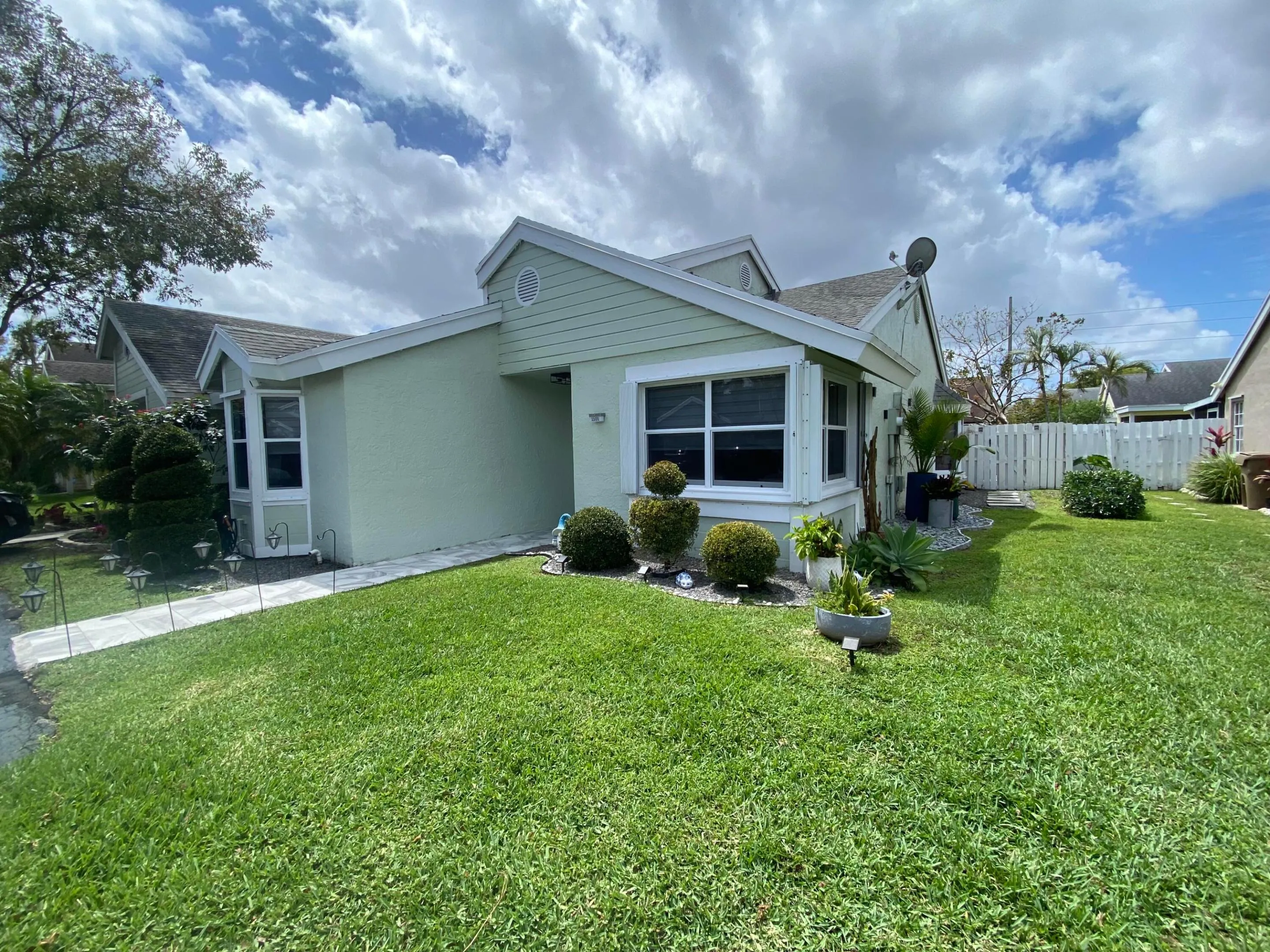 Front View from Visitor Parkin