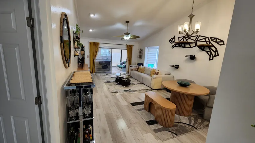 Entrance to Dining/Living rooms