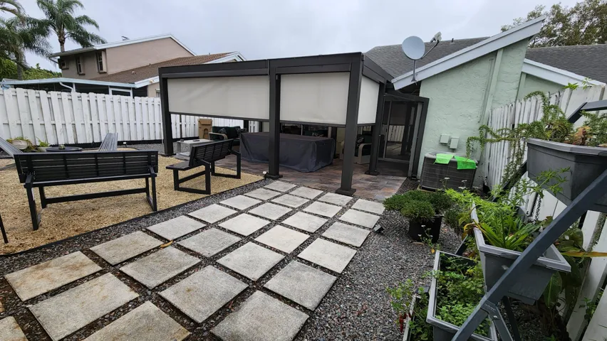 Yard & Pergola