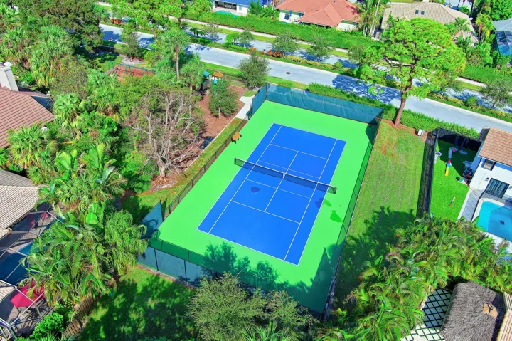 Aerial Tennis Ct