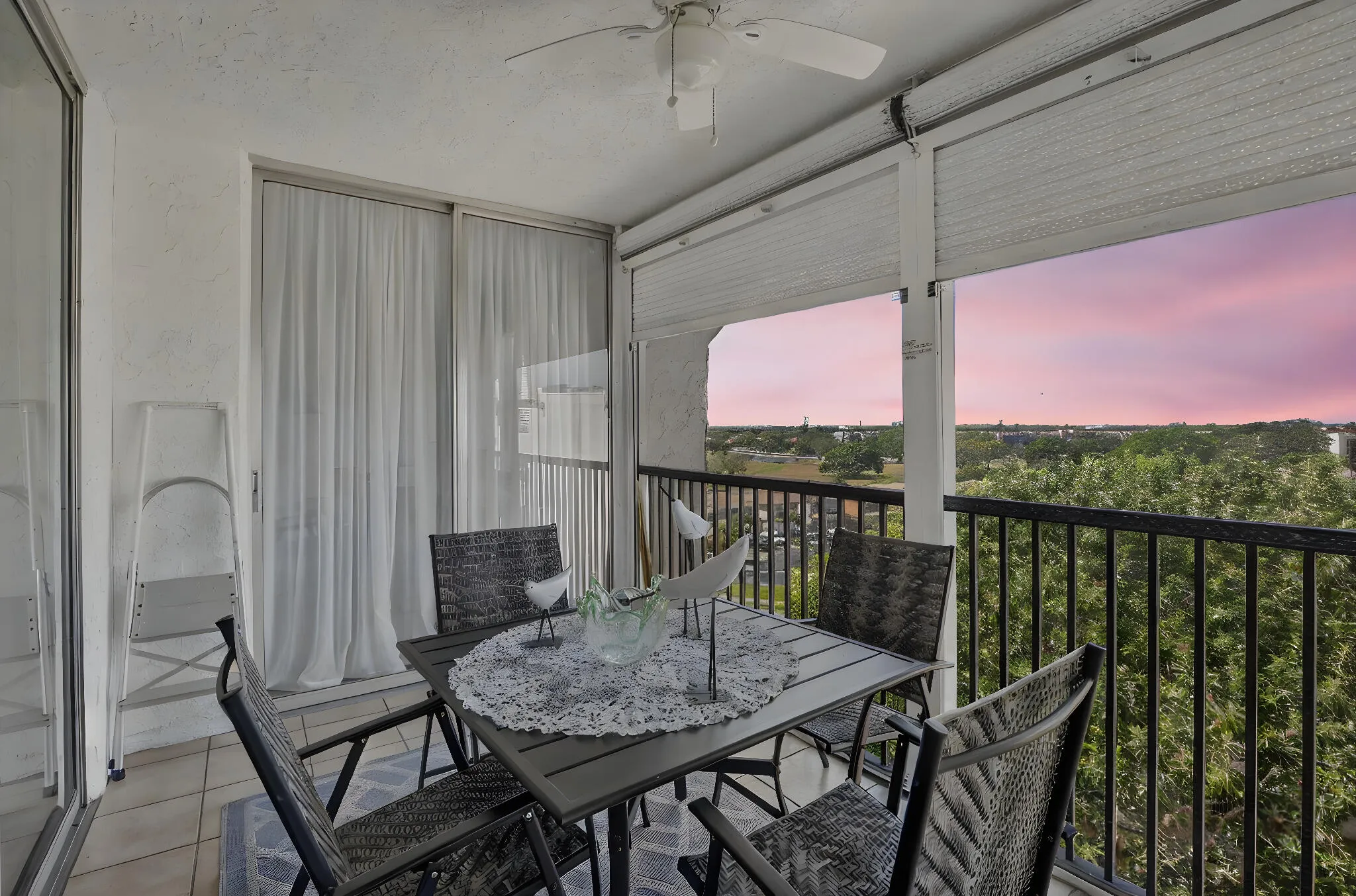 Enjoy the sunset views from your patio!