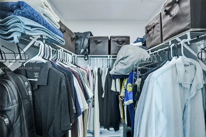 second bedroom Walk in closet
