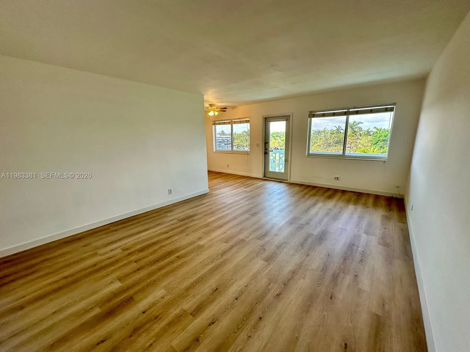 Large living area. Central AC through out
