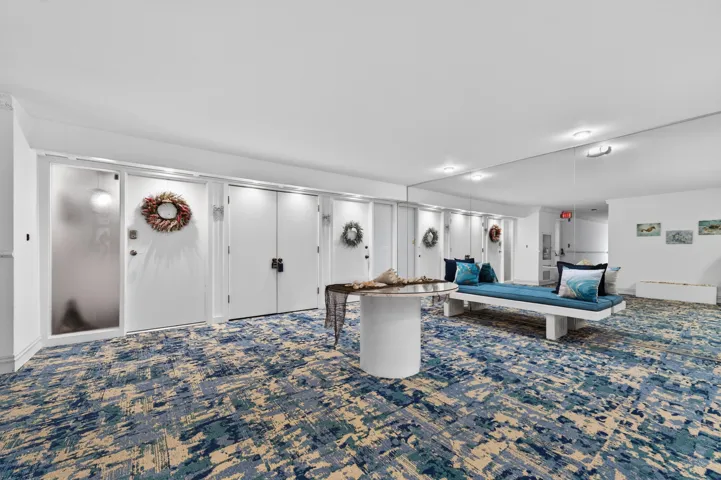 Lobby outside of the unit