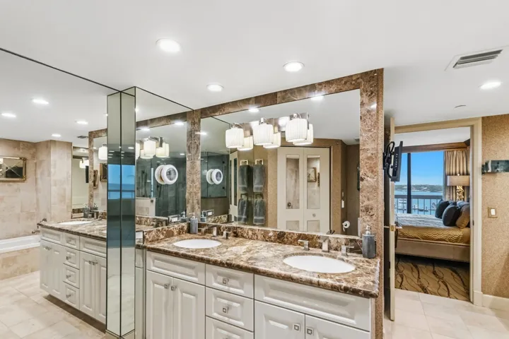 Primary Bathroom Dual Vanity