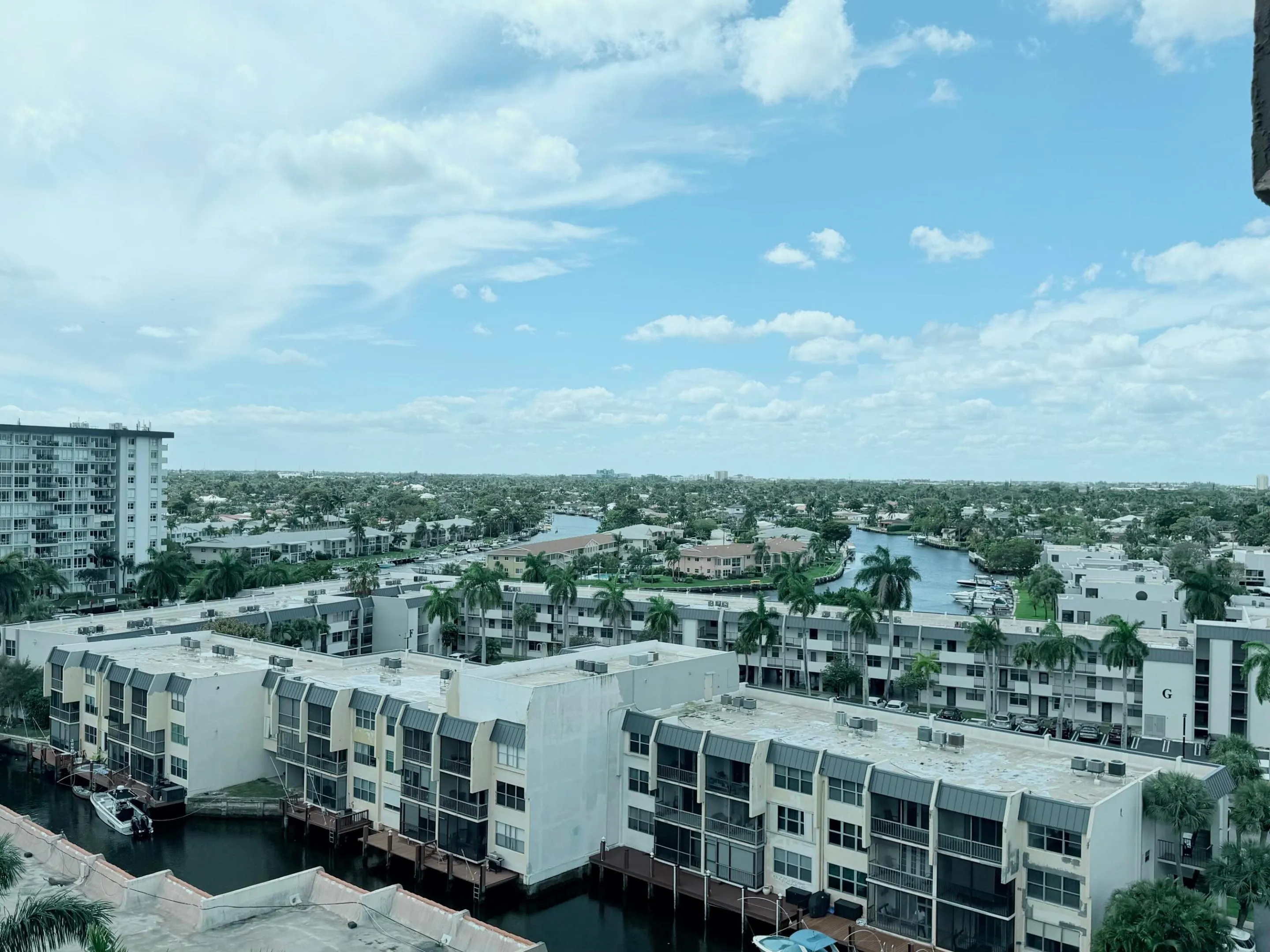 view from balcony