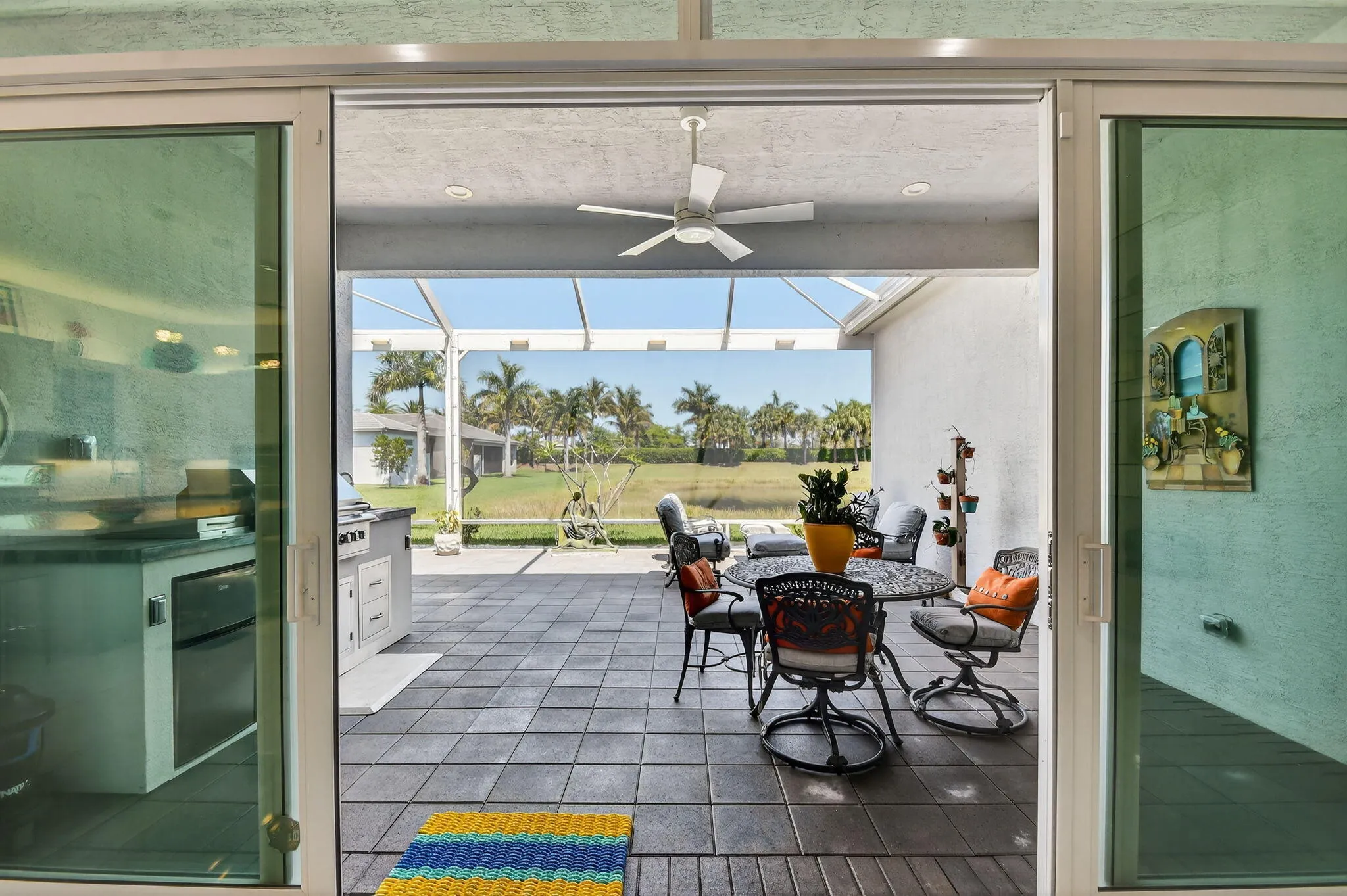 View to Screened Patio