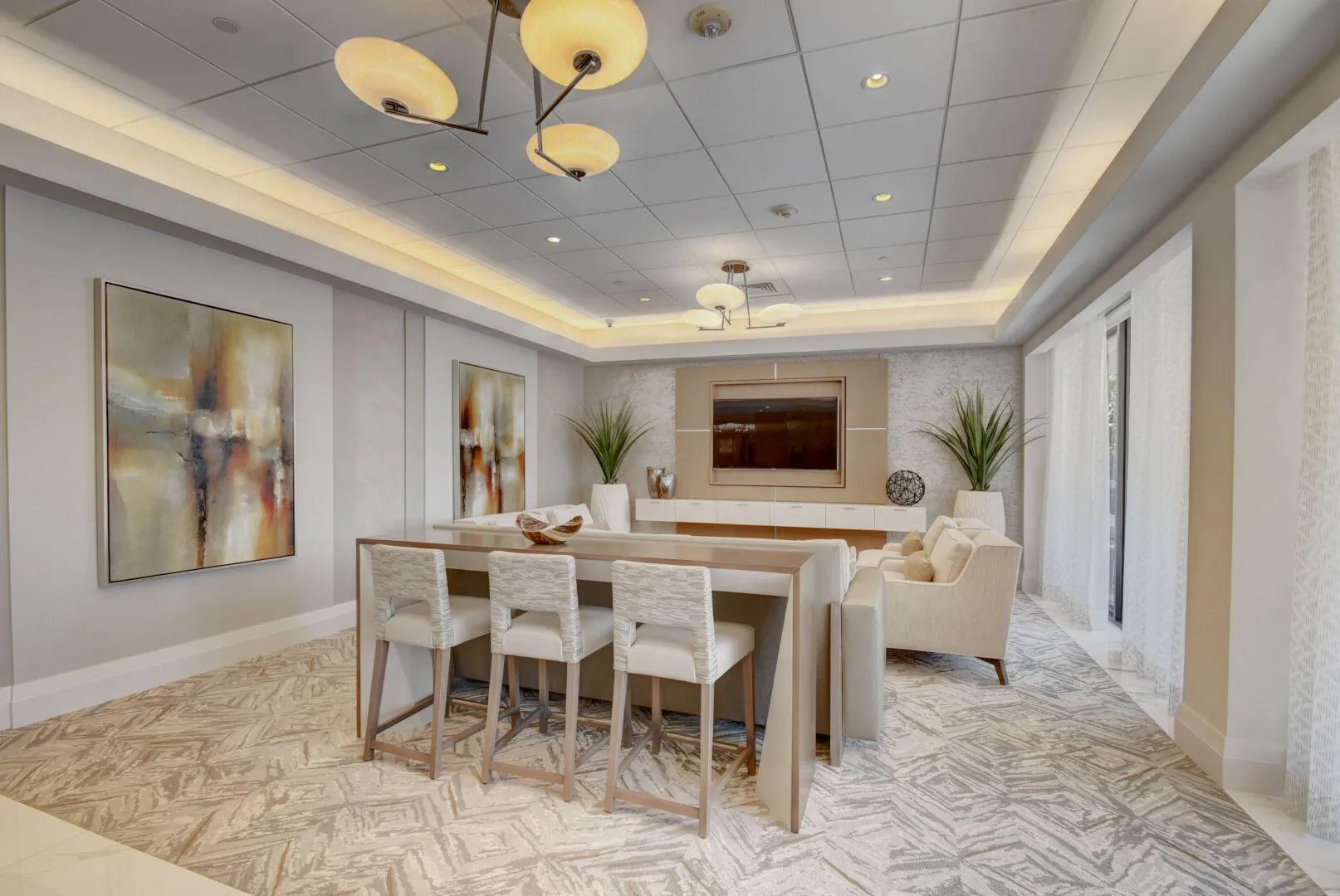 Clubhouse room