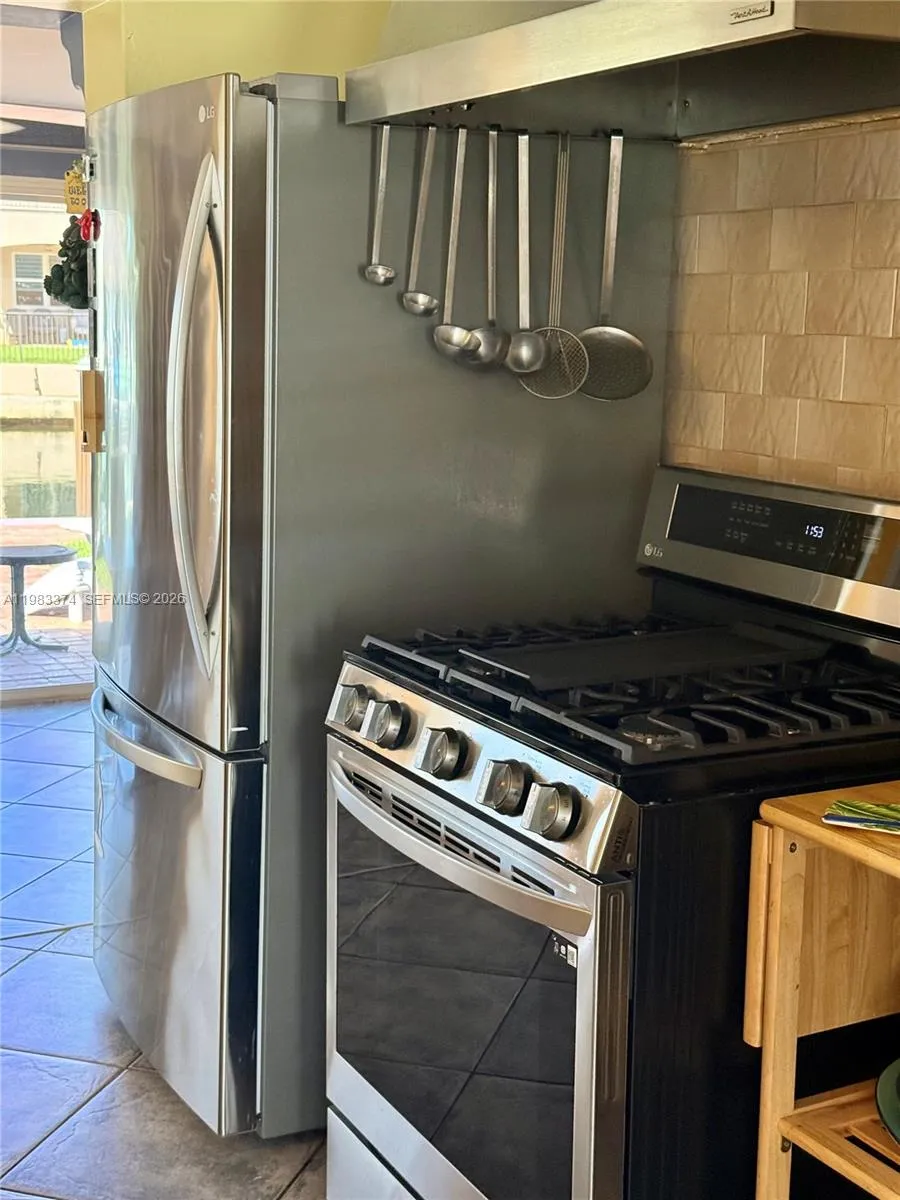 Refrigerator and Gas Range