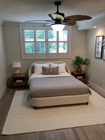 AI Staged Guest Bedroom