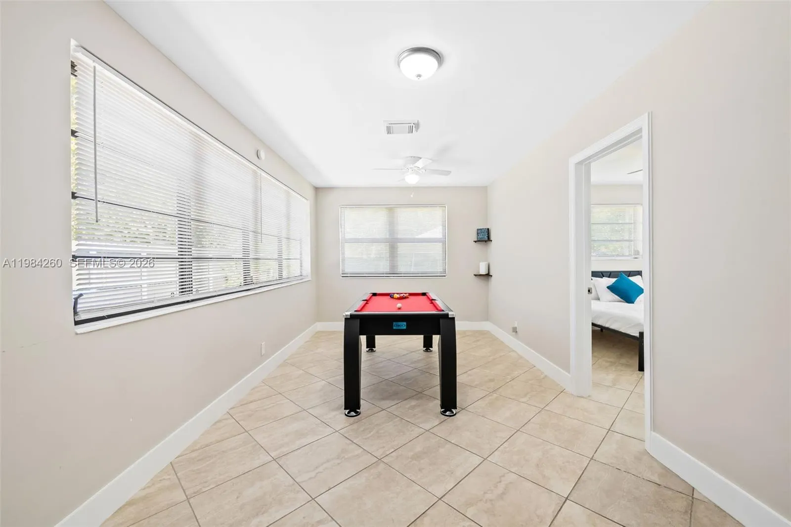 Additional family room / view to rear primary