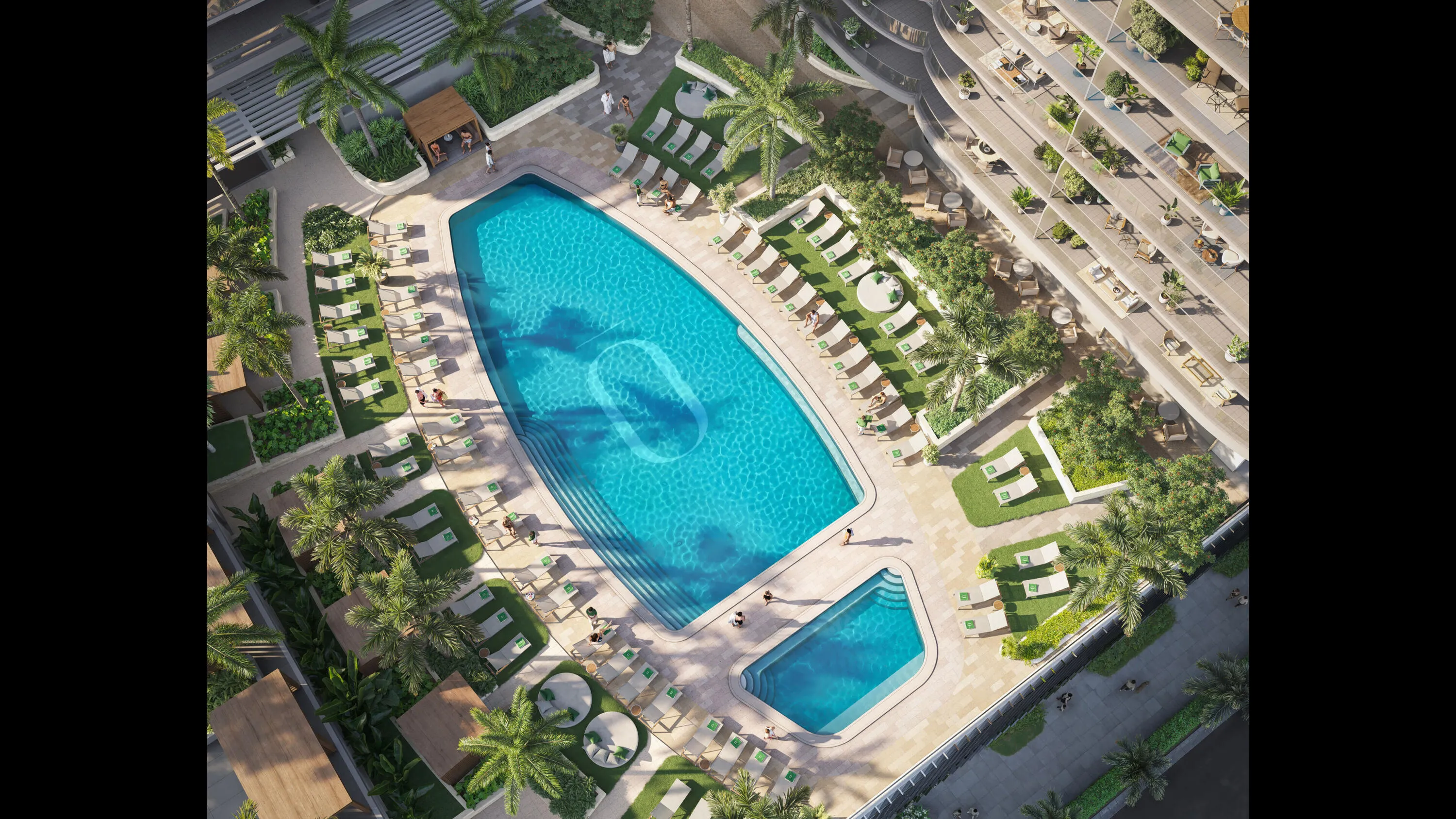 Main Pool Aerial