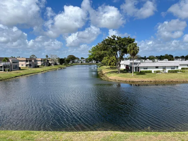 water view to the north from your 2nd floor true corner unit in Kings Point Monaco 'D'