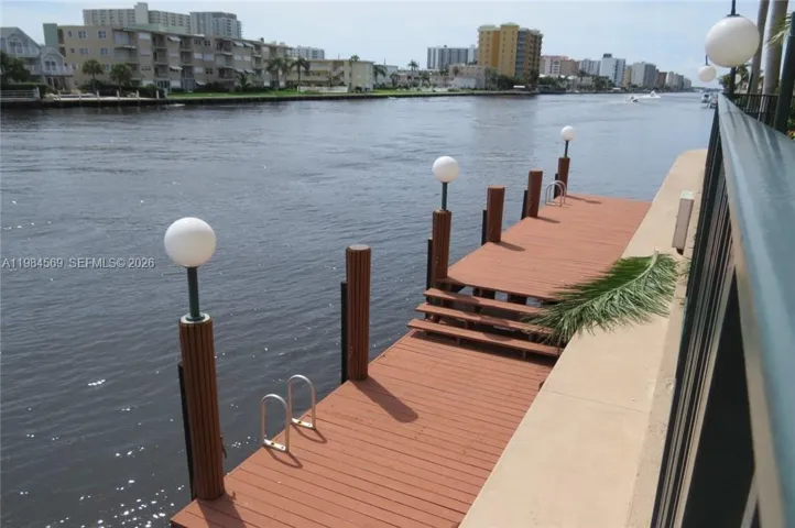 Dock on intracoastal