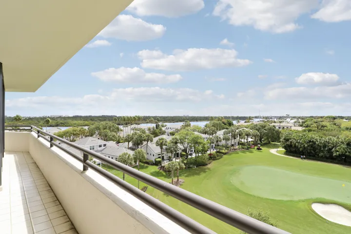Intracoastal and golf view