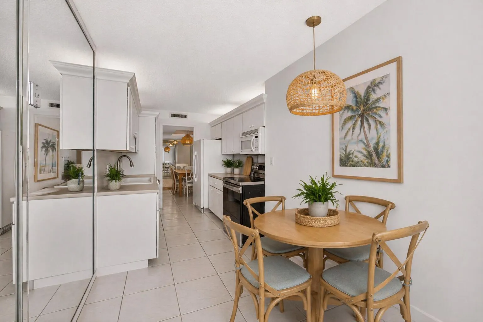 Kitchen is Digitally staged