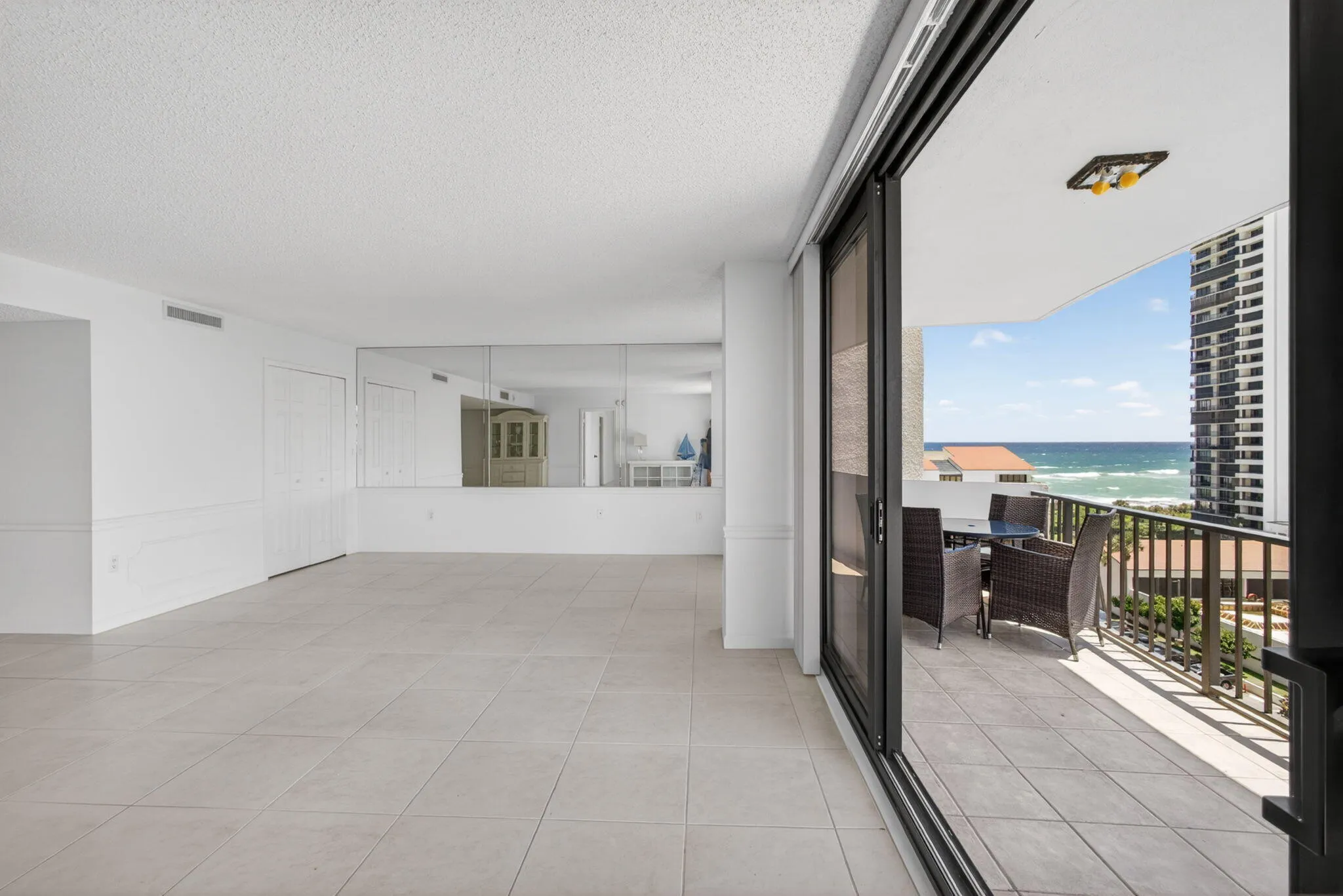 Great room opens to patiio