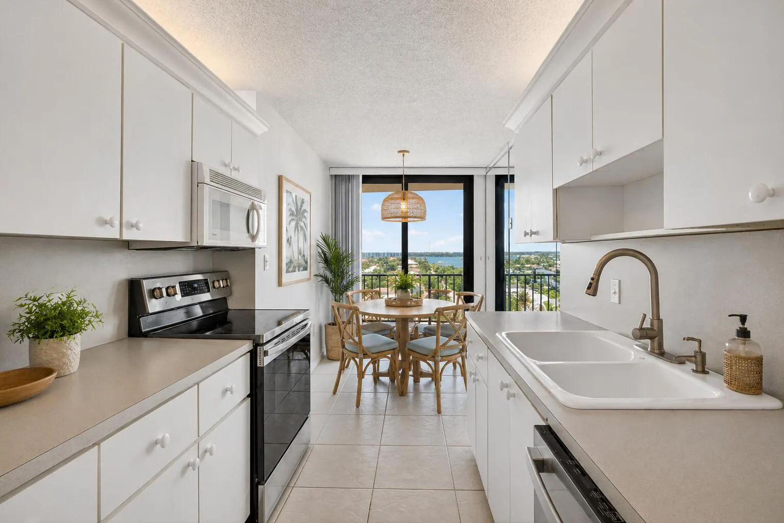 Kitchen is Digitally staged