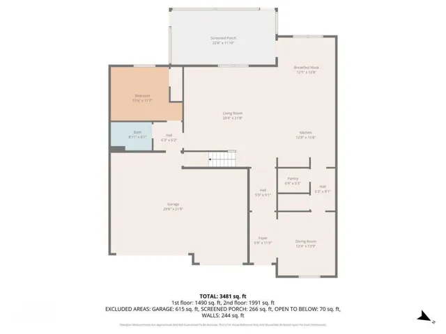 Floor plan 1 floor