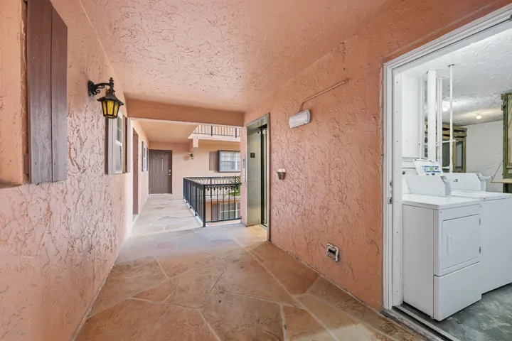 Laundry Room & Elevator adjacent to the Apt.