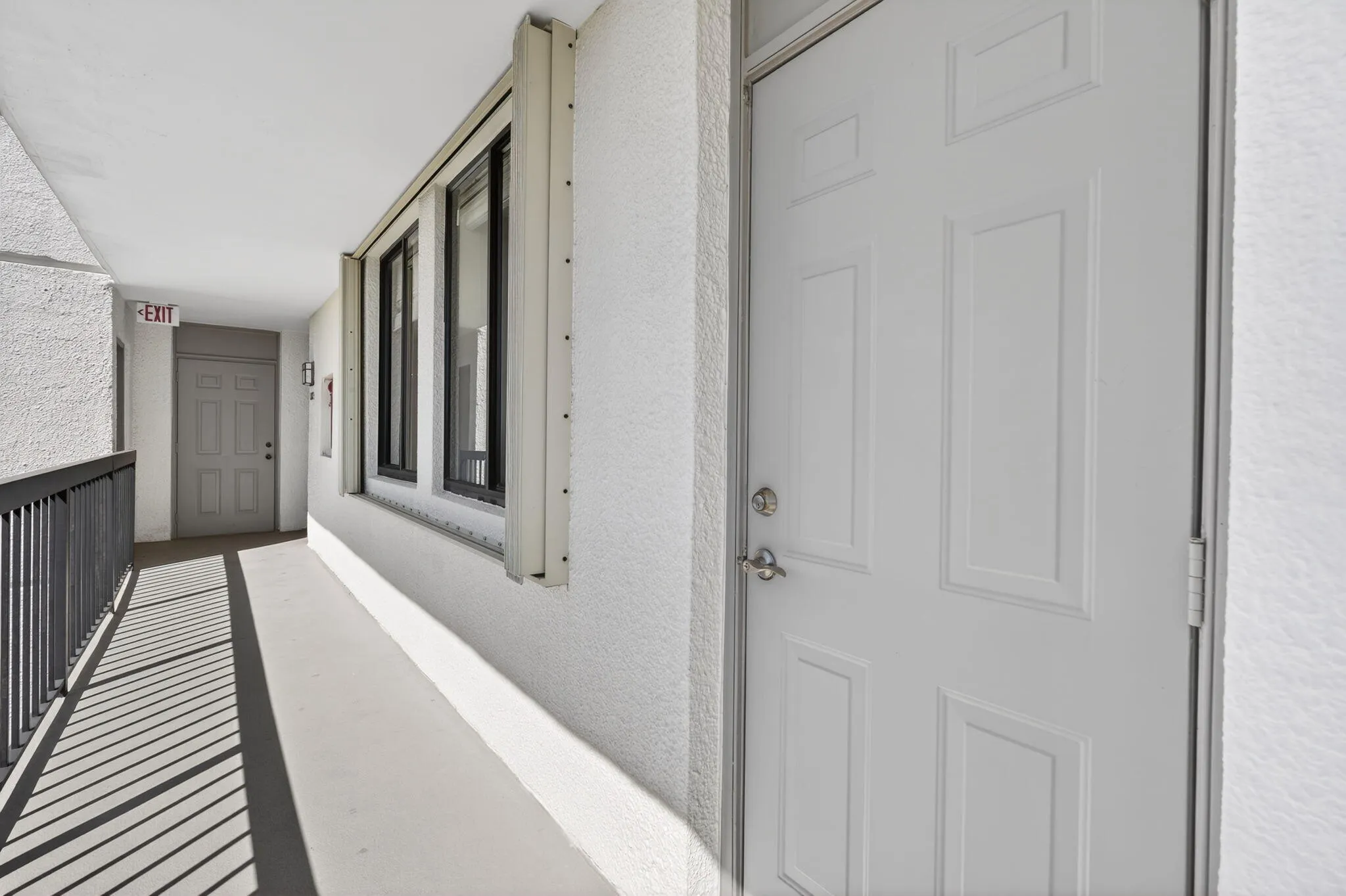 Two entrances to unit either from the kitchen or the living area