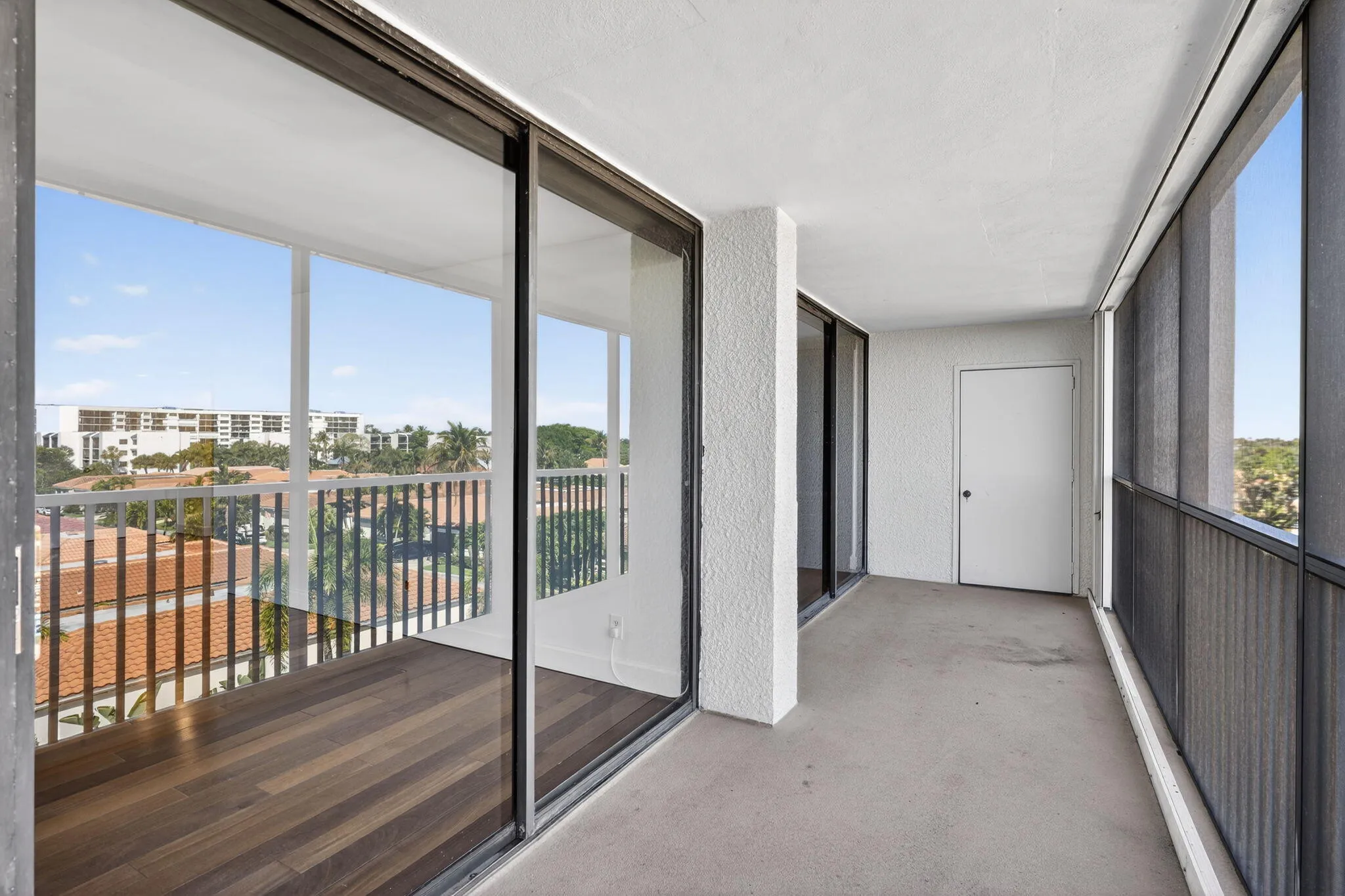 Balcony with East Exposure