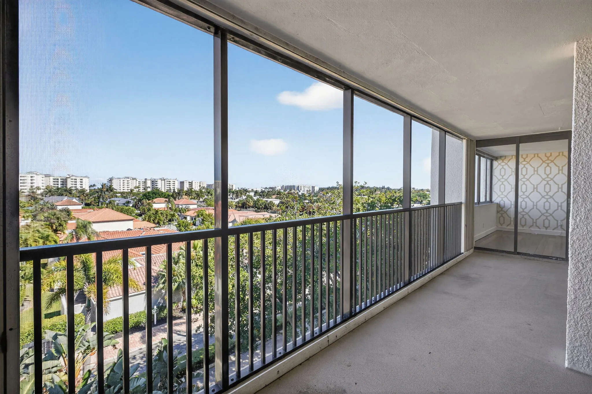 Balcony with East Exposure