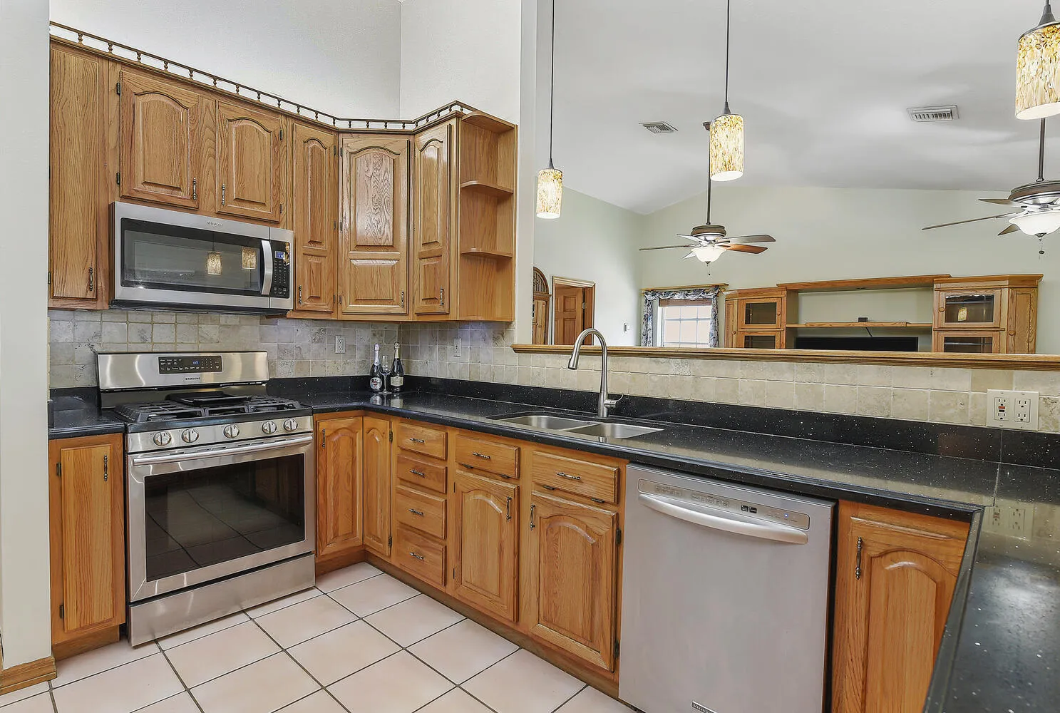 gas range and oven