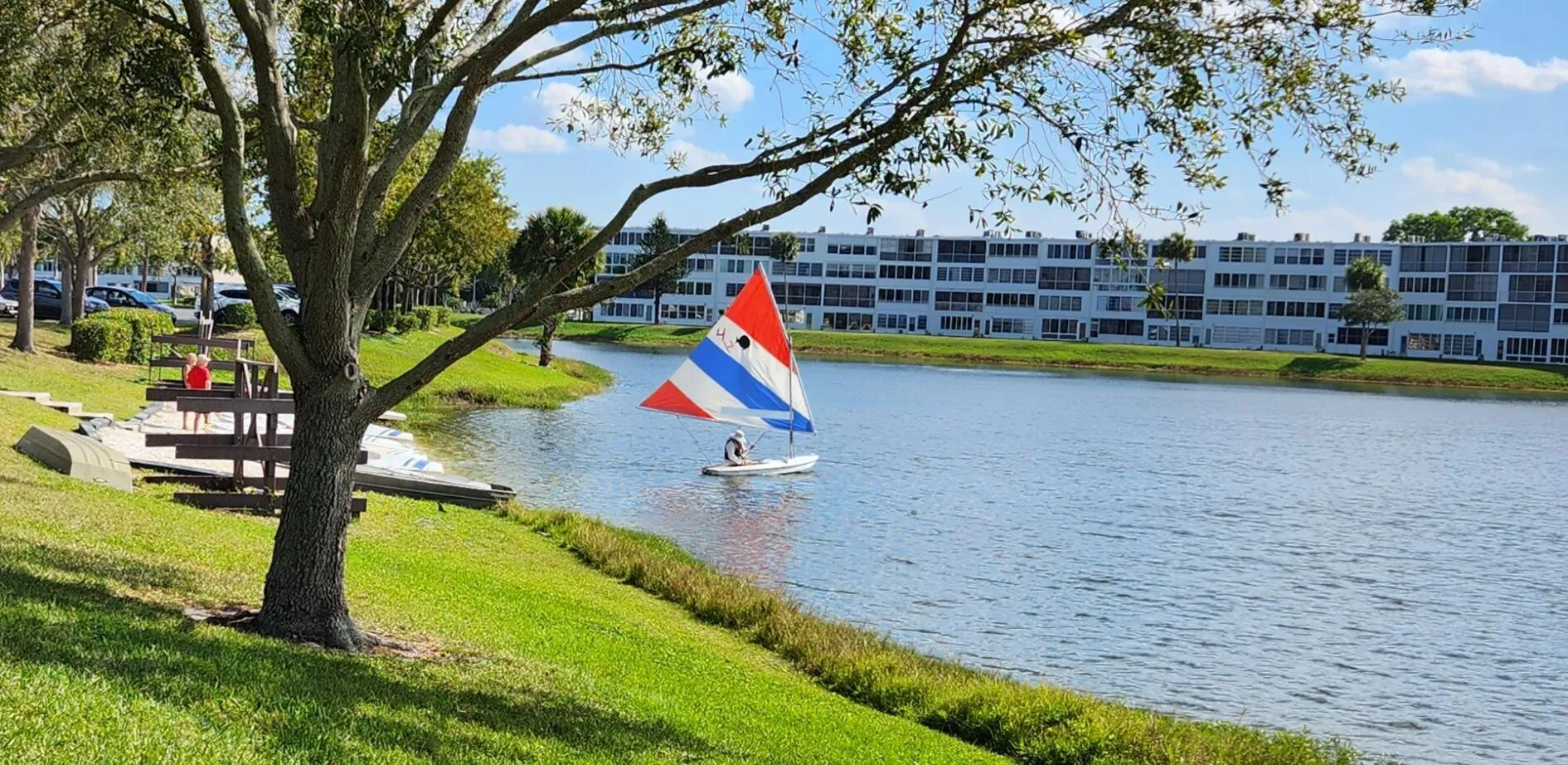 Sailing on the Lakes of Century Village