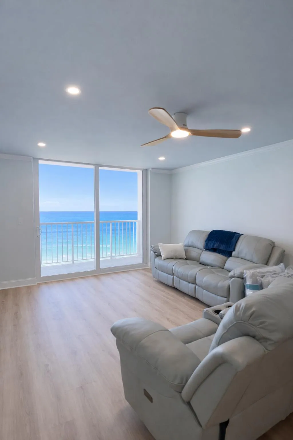 Ocean view from Living room