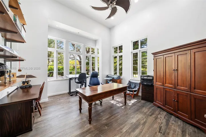 Downstairs home office