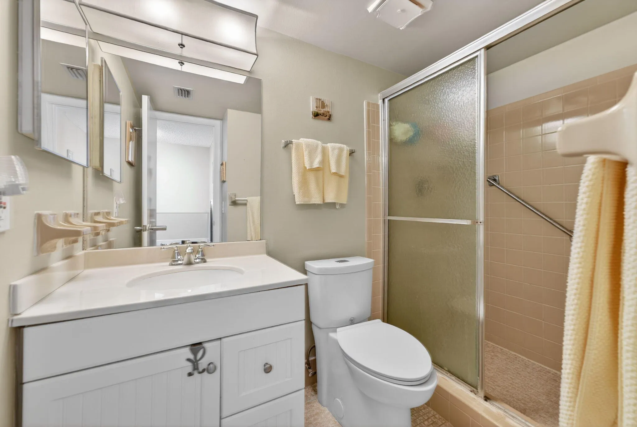 New Vanitey, Toilet and Lighting. Super Clean and Well maintained.