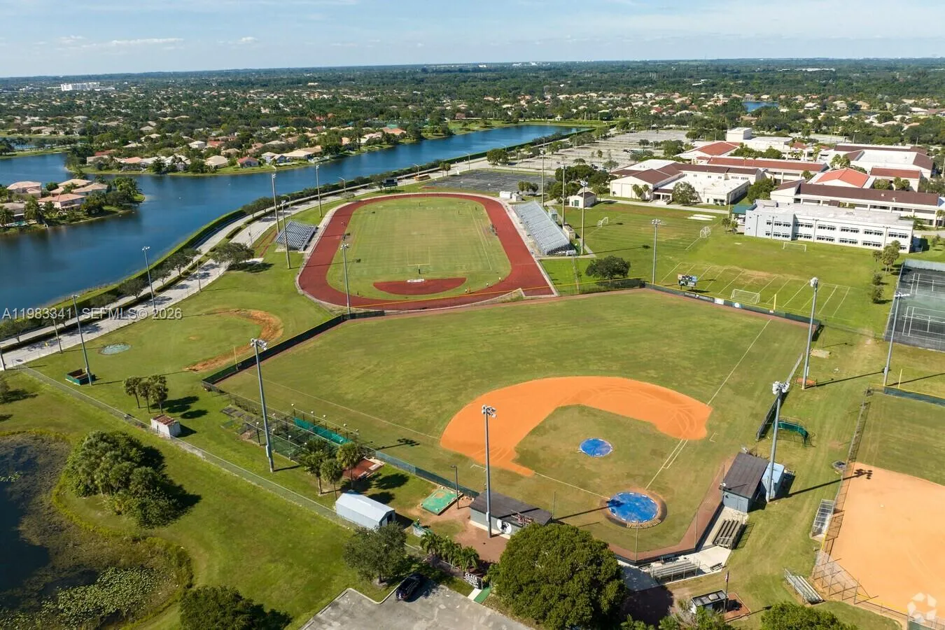 Variety of sports & specific fields at Flanagan High School