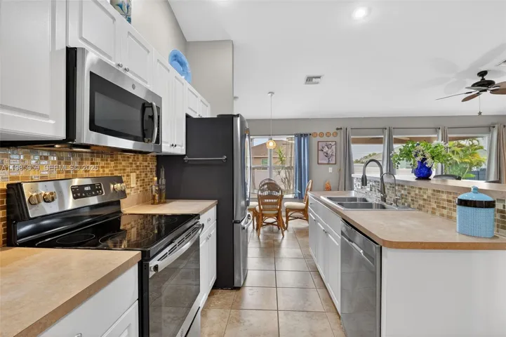 White cabinets