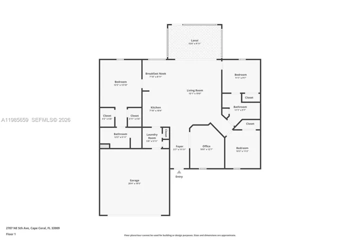 Approximate floor plan