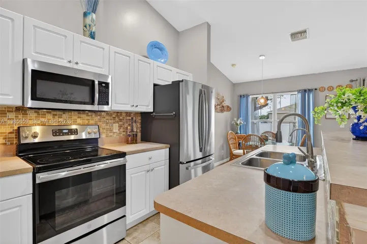 Newer stainless steel appliances