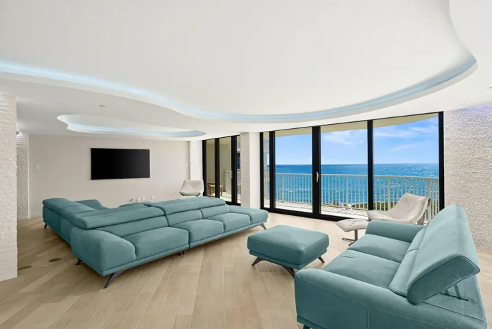 Entertainment Room with Ocean Views