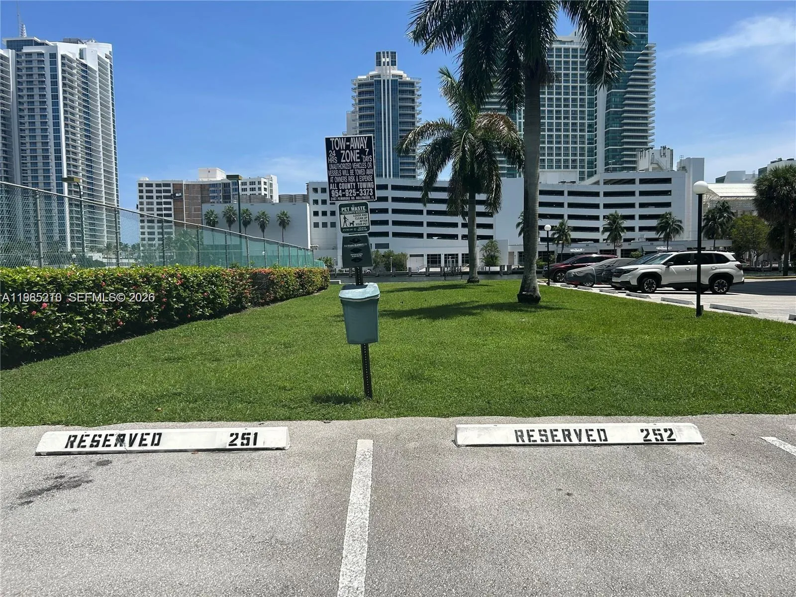 Parking areas & grounds