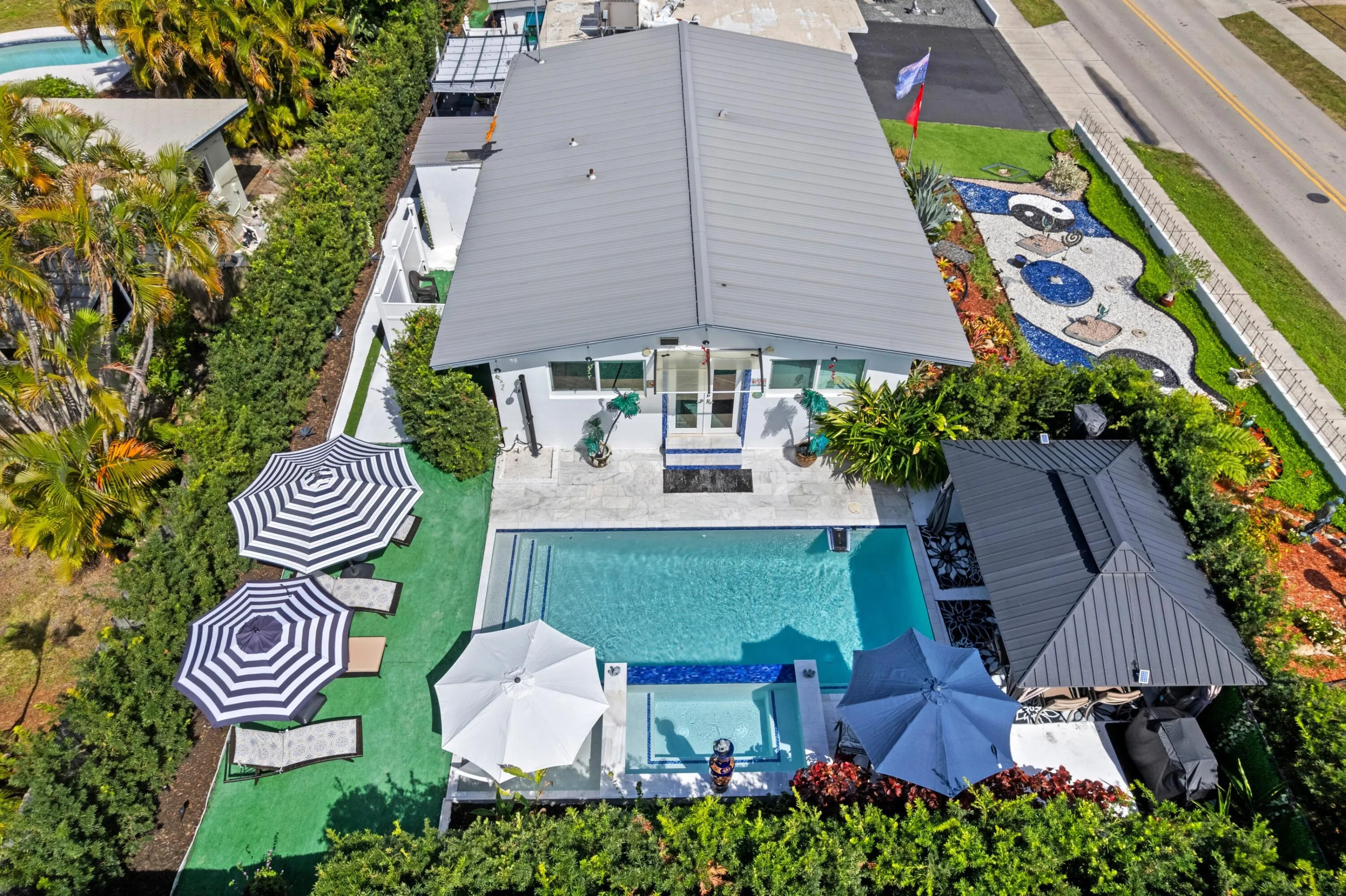 Top Poolside View