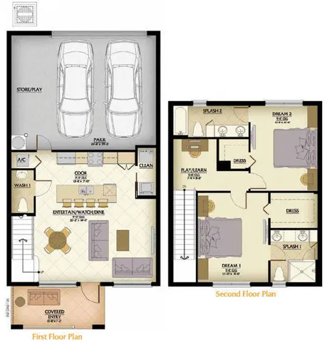 Centra Floor plan main level