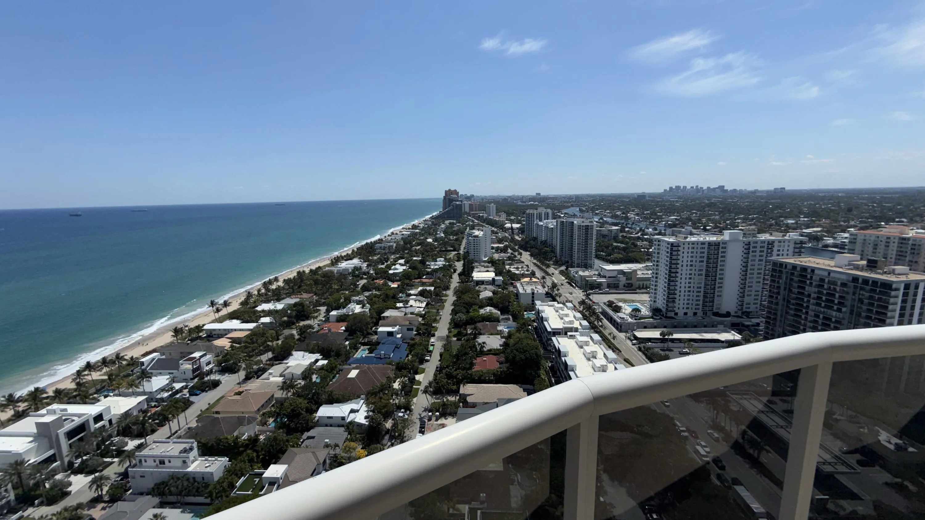 View from living room.