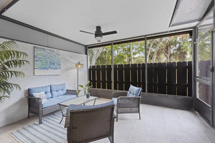 Fabulous large screened porch. Perfect for morning coffee.