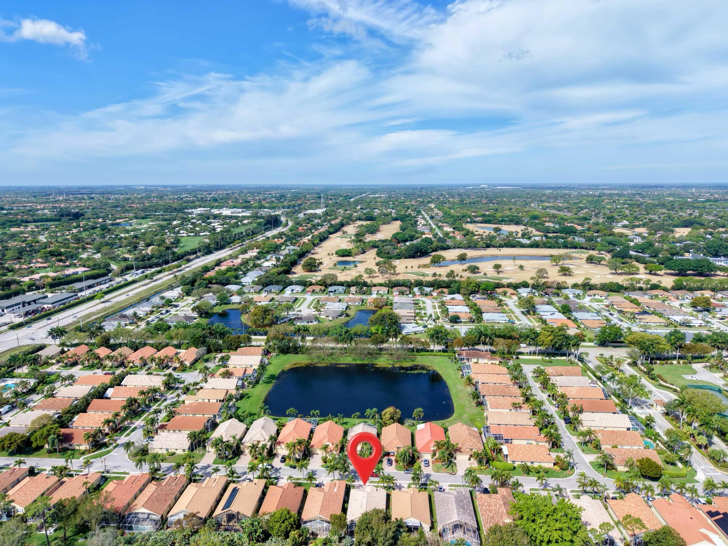 Panoramic to West