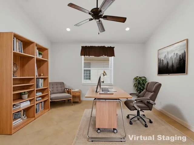 Den/3rd Bedroom Staged