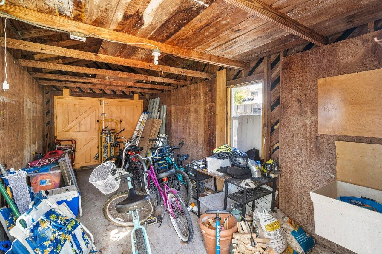 Could be turned into a garage.