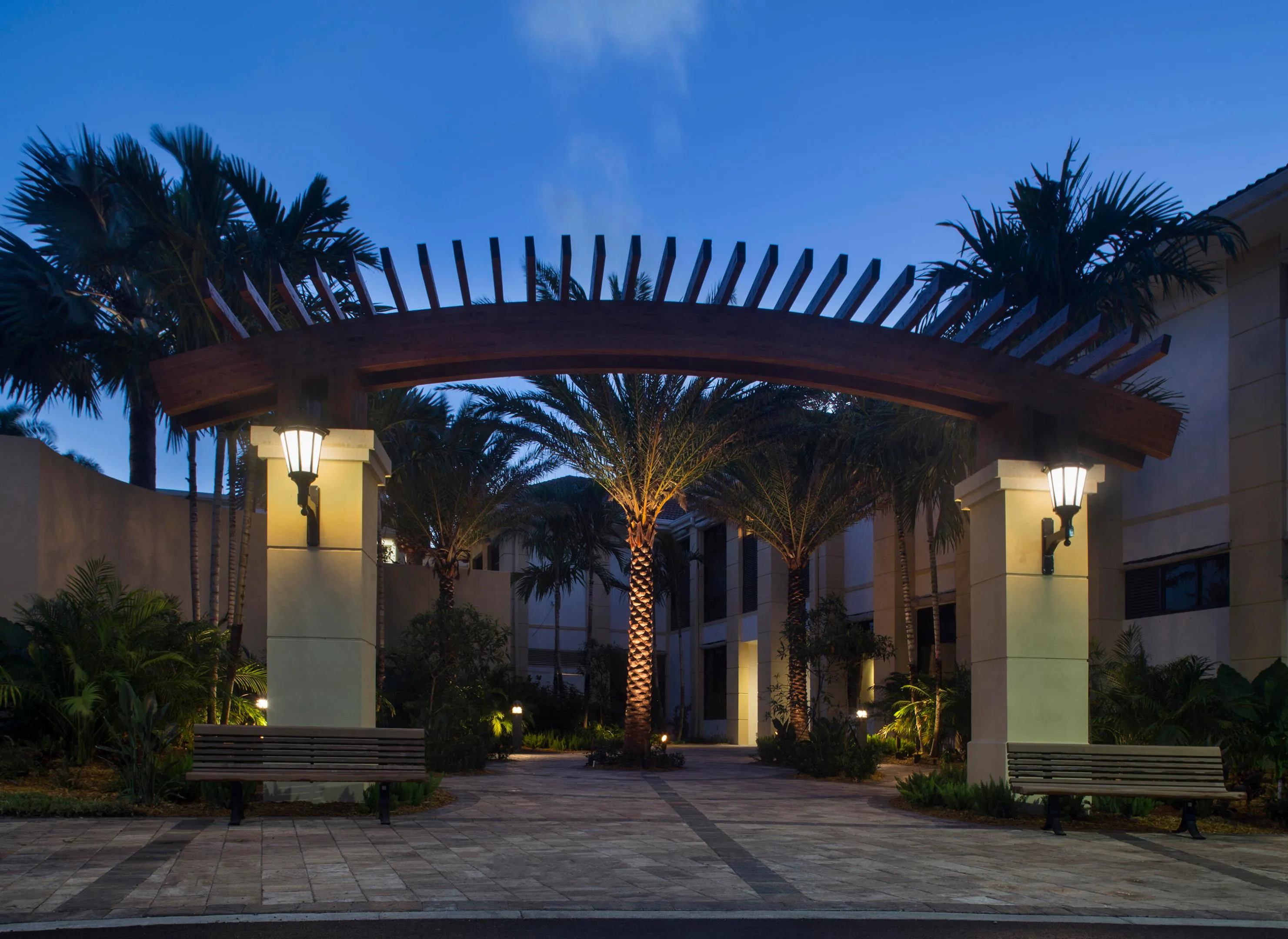 Panache entrance night