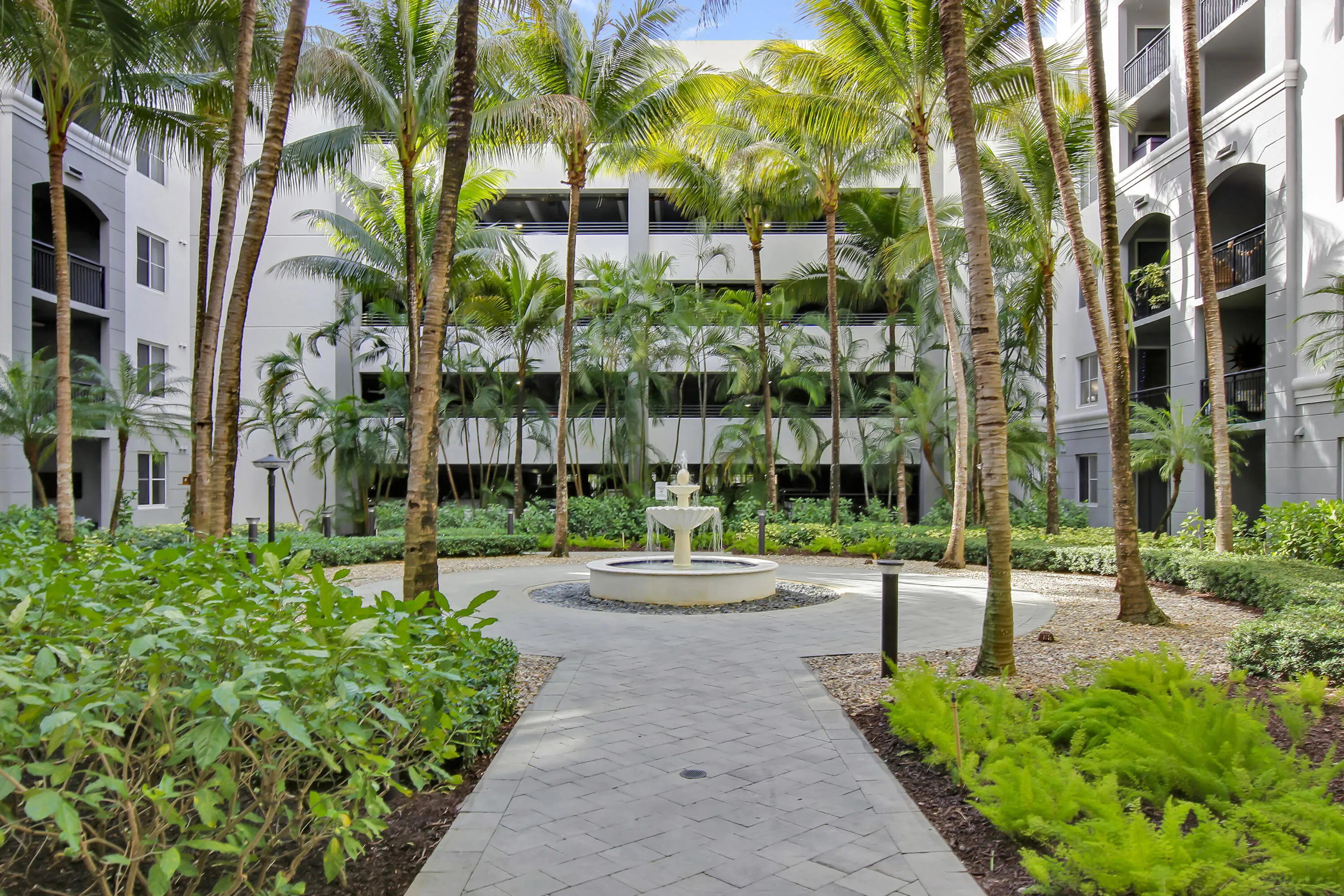 courtyard fountain