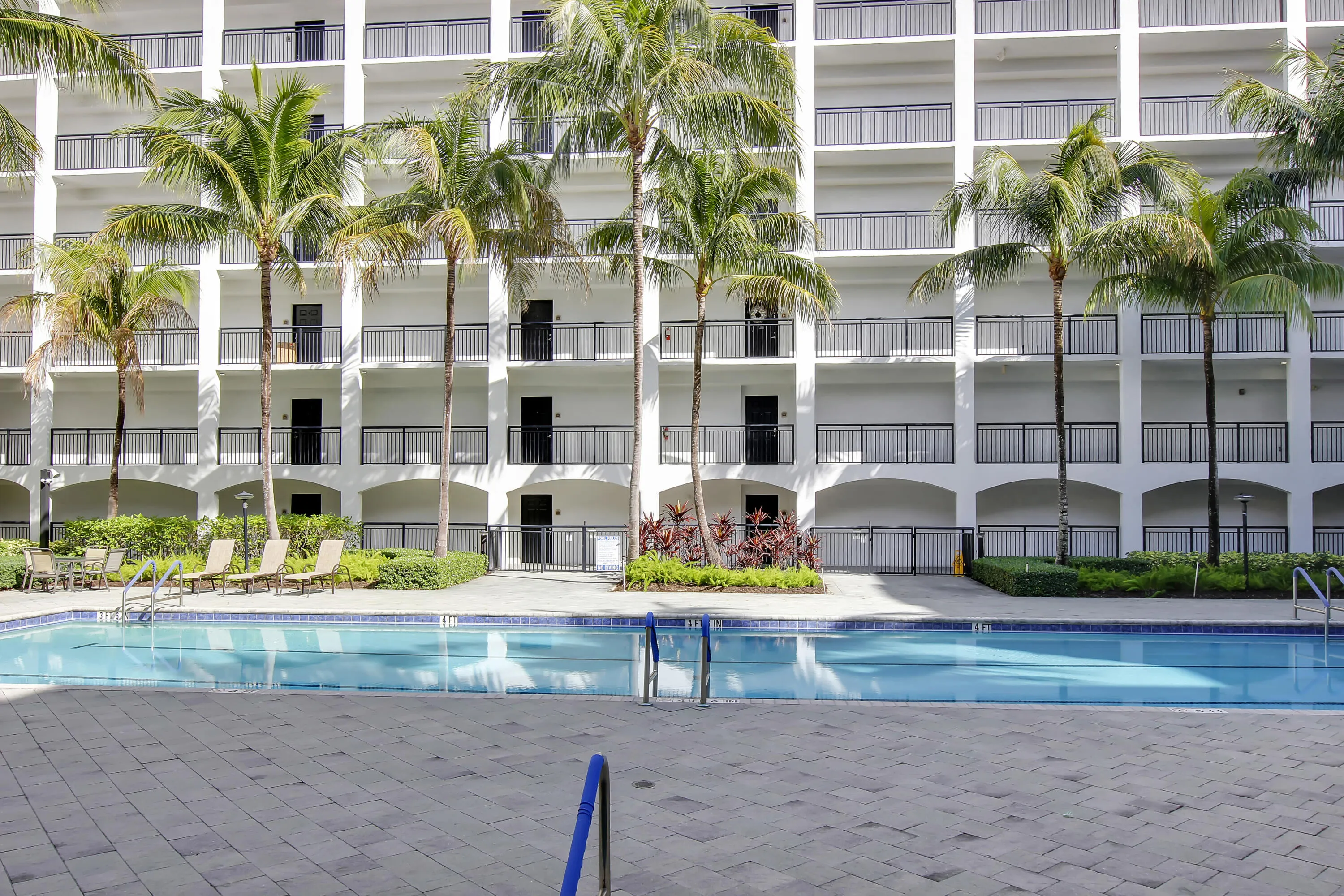 one of three pools